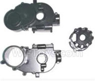 SuBotech BG1509 Parts-S15060702 +703+704 Rear differential box Cover Assembly,Subotech BG1509 RC Car Spare parts Accessories,1:12 4WD BG1509 RC Racing Car parts,High Speed Drifting Buggy Parts